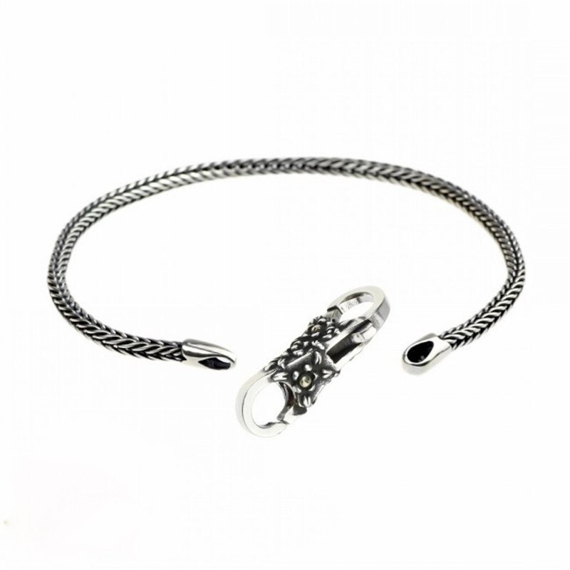 Emith Fla Authentic 925 Sterling Silver Chain Bracelet Jewelry for Women Men Locks Beads Charm Fit For European Bracelet