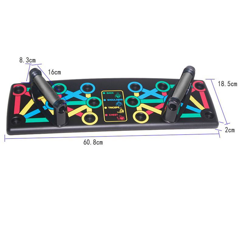 14-en-1 Push-Up Rack Board multifunción Body Building Fitness herramientas de ejercicio hombres mujeres Push-up Stands para gimnasio entrenamiento corporal