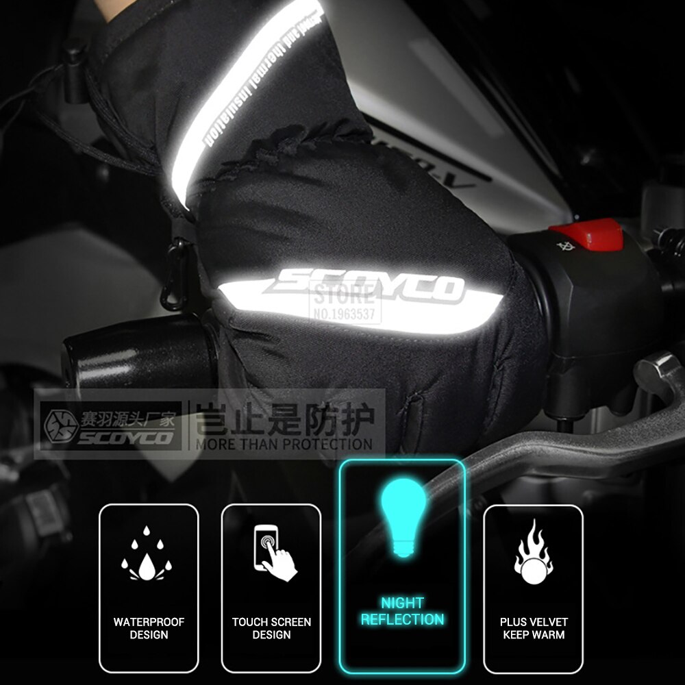 Scoyco vindtætte motorcykelhandsker vandtætte moto handsker touch screen gant moto guantes motorcykel handsker vinter