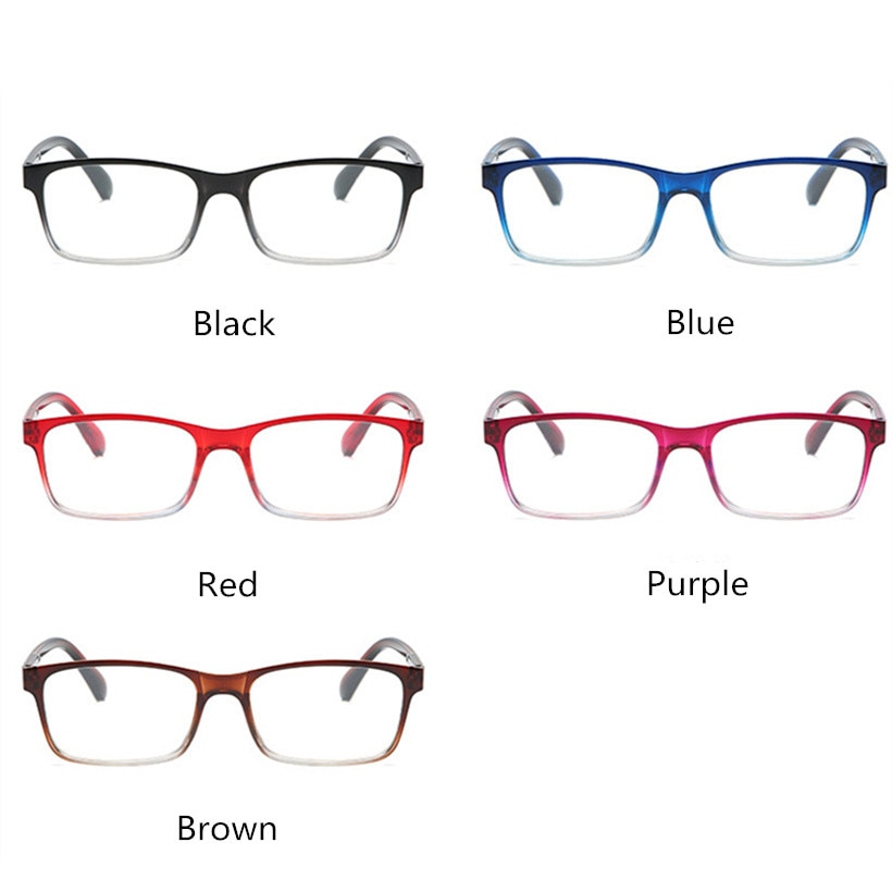 XeroX Anti-blau licht Lesebrille Frauen Männer Rechteck Brillen Anti-müdigkeit rezept Hyperopie Brille + 1,5