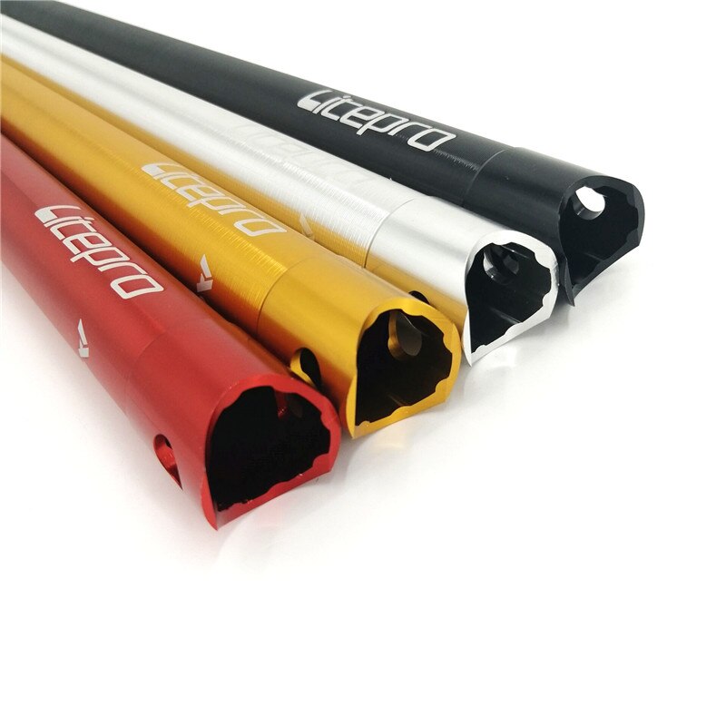 Litepro  a61 saddelpin 31.8mm *600mm 580mm brompton foldecykel sadelpind aluminiumslegering sadelrør sadelpinden