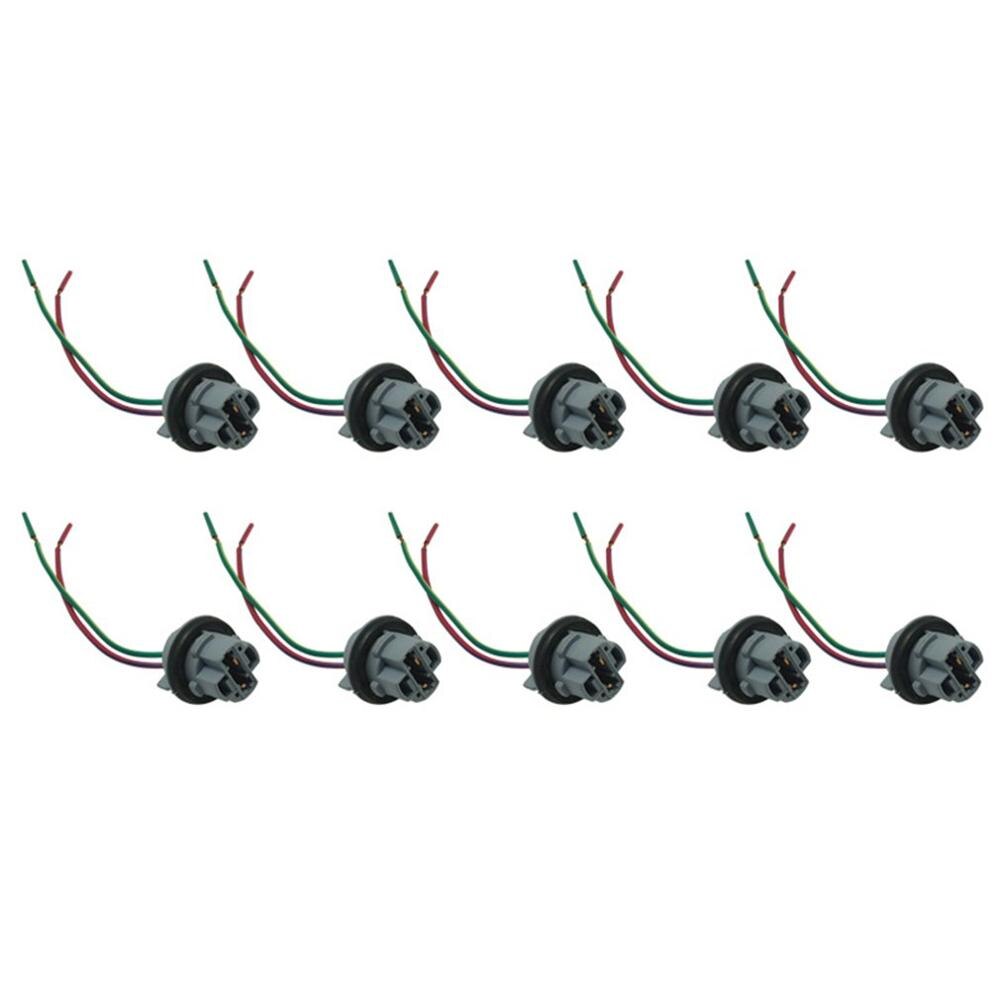 1 stk bil 7440 / w3 x 16d / w21w / t20 led lamper lys signallys stikkontakt