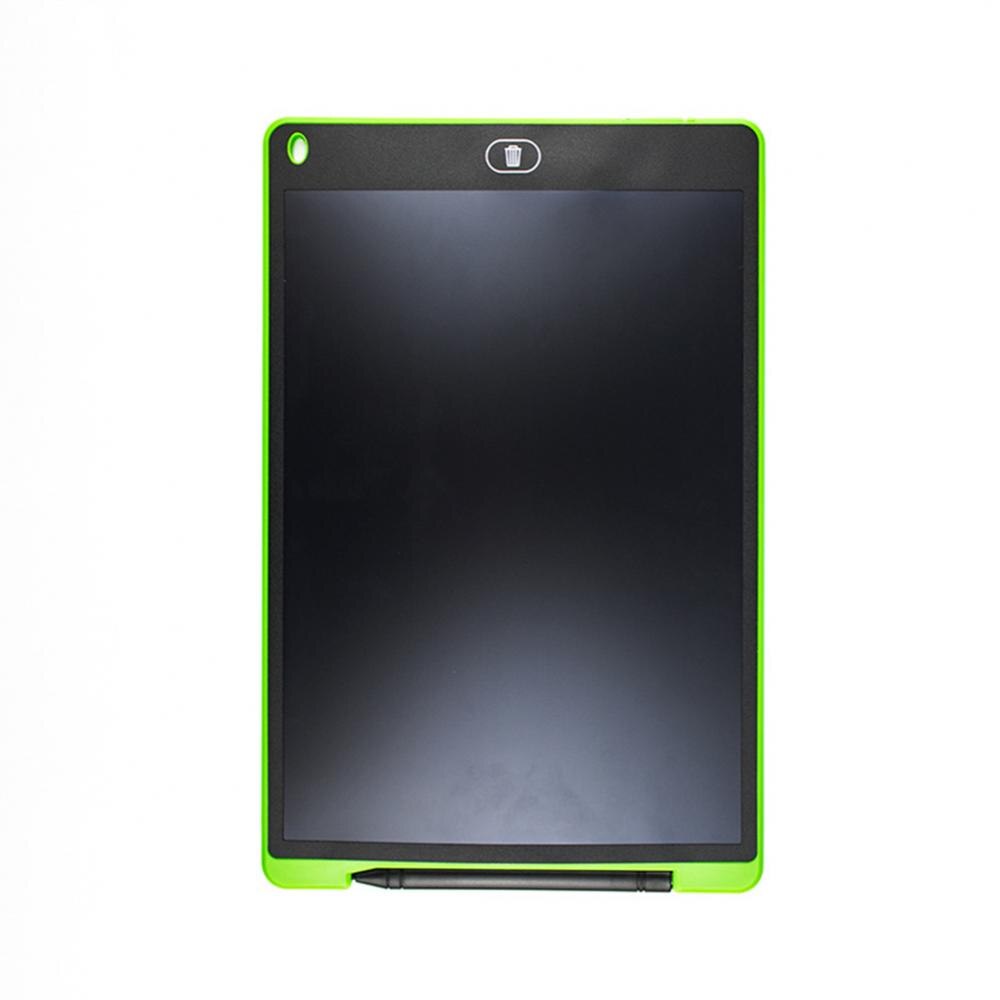 Digital Handwriting Pad Drawing Board Writing Tablet Colorful Drawing Tablet LCD Screen Electronic 12inch Graphic Drawing Tablet: Green