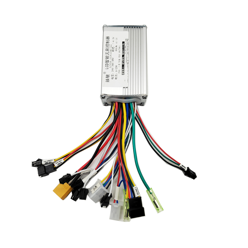 24V 36V 48V 250W 350W 20A Motorregler E-Bike/Elektroroller Bürstenloser Geschwindigkeitsregler und TF100 LCD-Display: Dark Khaki