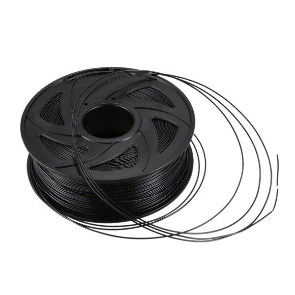 3D Printer 1KG Printing Filament 1.75mm PLA Black,1 Roll