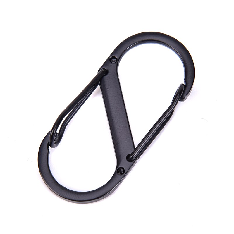 1Pc Multifunctionele Carabiners Outdoor Karabijnhaken S-Vorm Haken Rvs Quickdraws: BK