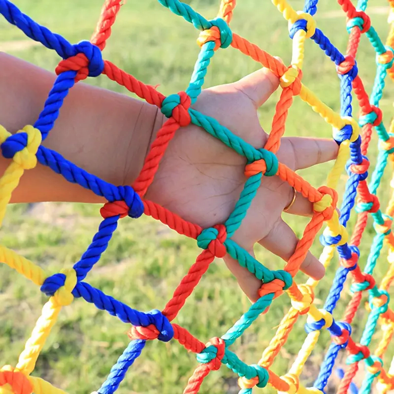 1pc Rope Net Kids Safety Netting Stair Balcony Railing Child Safety Net, Playground Netting Patio Fence Protection Net