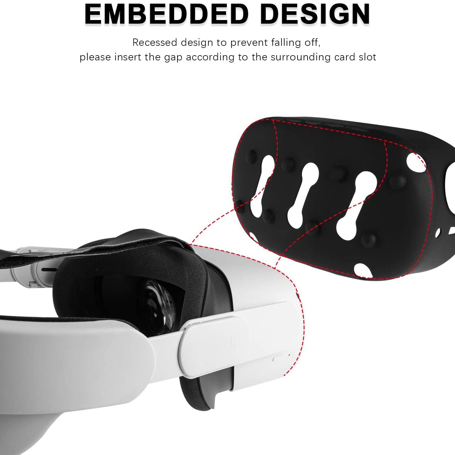 Ypay Siliconen Vr Shell Case Voor Oculus Quest 2 Virtual Reality Front Headset Gezicht Schokbestendig Krasbestendig bescherming Cover