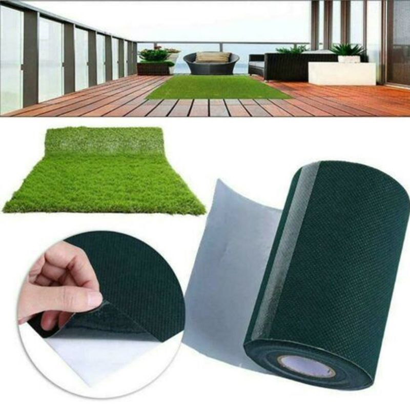 Ootdty 300/500/1000Cm Praktische Duurzaam Gazon Gras Tapijt Kunstgras Naden Fix Zelfklevende Deelnemen Tape tuin