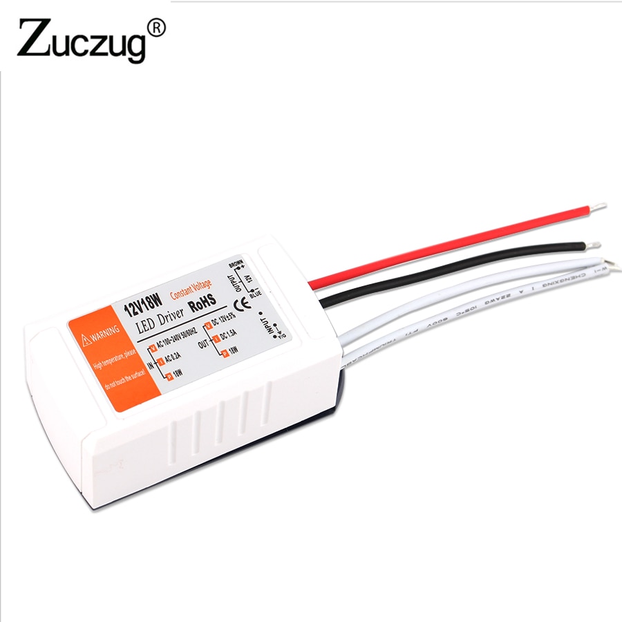 DC 220V Naar 12V Voeding Adapter Transformator Elektrische trasformatore 220v 12v Led Driver 18W 50W 100W LED Voeding Driver