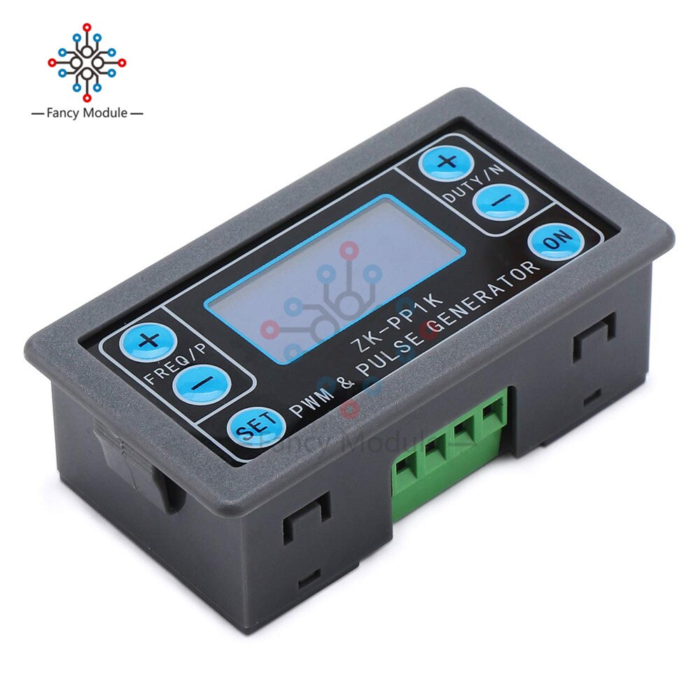 ZK-PP1K Dual Mode LCD PWM Signal Generator 1-Channel 1Hz-150KHz PWM Pulse Frequency Duty Cycle Adjustable Square Wave Generator