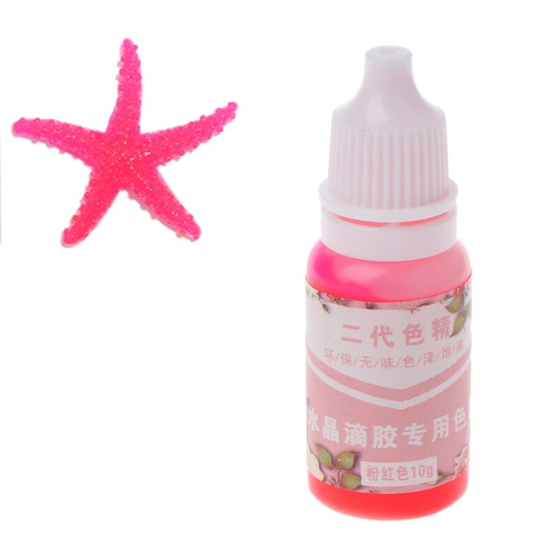 UV Resin Ultraviolet Curing Resin Liquid Pigment Dye Handmade Art Craft 15 Color