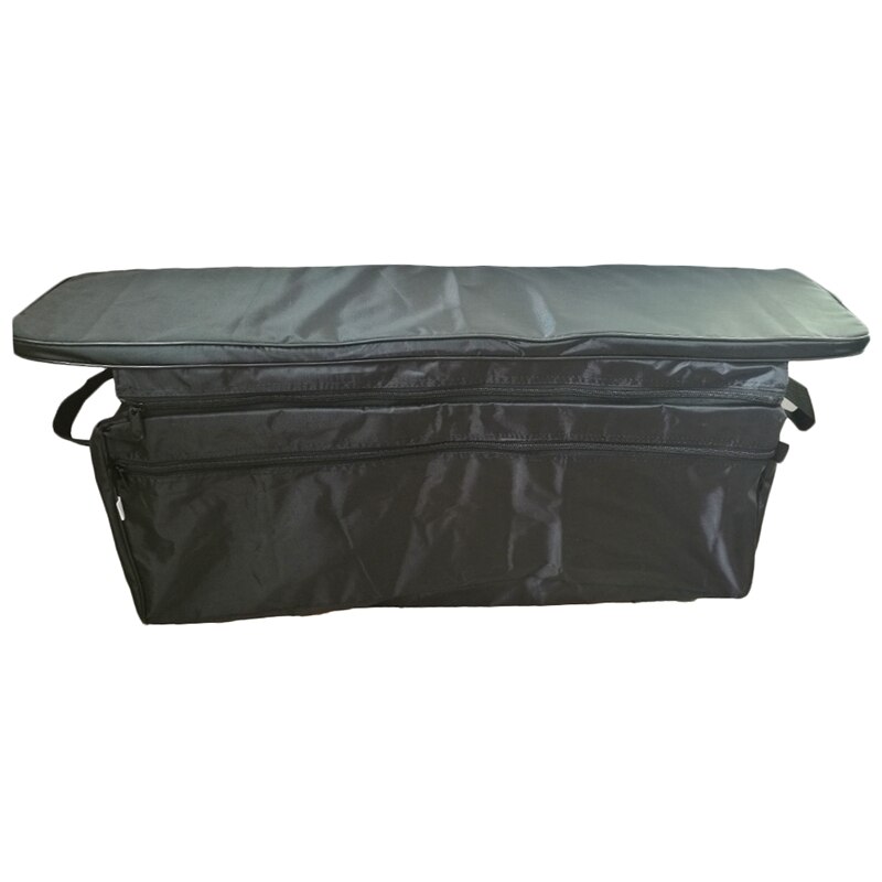 Canoe Inflatable Boat Seat Storage Bag with Padded Seat Cushion: Default Title