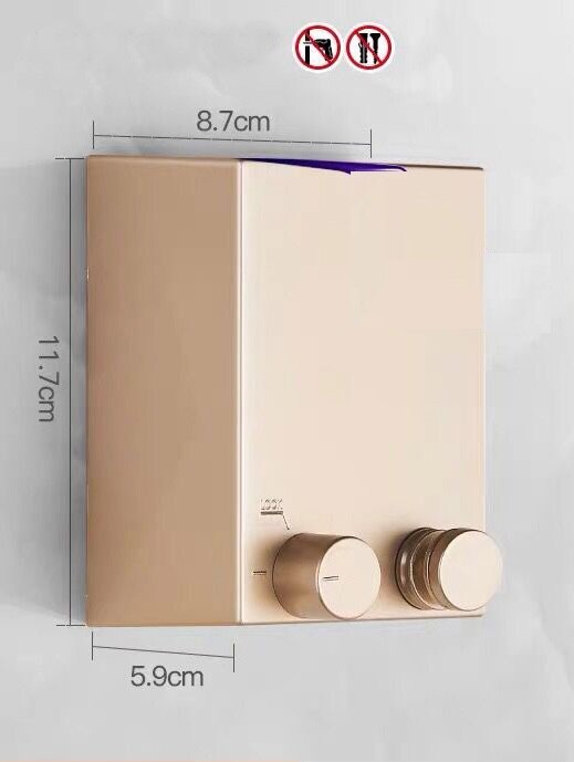 Retractable Clothesline Invisible Free Punching Indoor Outdoor Wall Hanging Balcony Bathroom Shrinking Clothes Drying Rack Rope: B-Golden