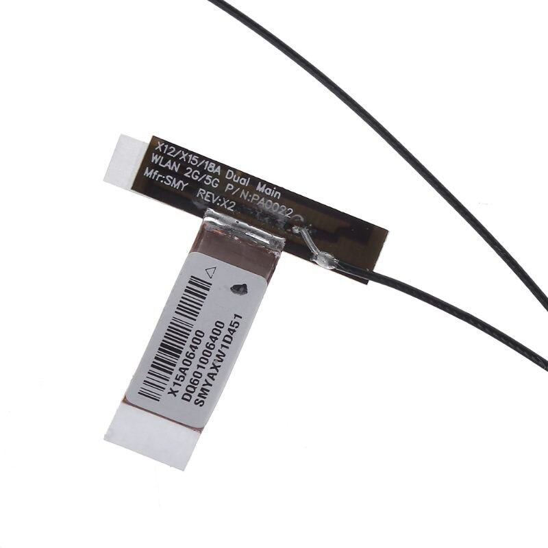 2 Pçs/set MHF4 IPEX Cabo de Antena Wi-fi Sem Fio de Banda Dupla Portátil Tablet para M.2