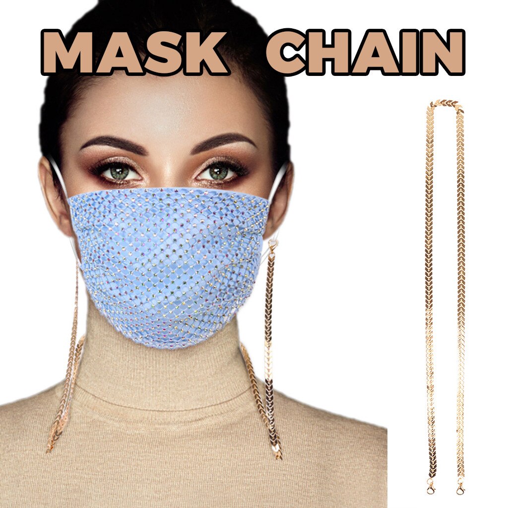 Mask Lanyard Strap Face Mask Holder Chain Lanyards Sunglasses Retainer Neck Hanging Mask Holder sujeta mascarillas salvaorejas: B