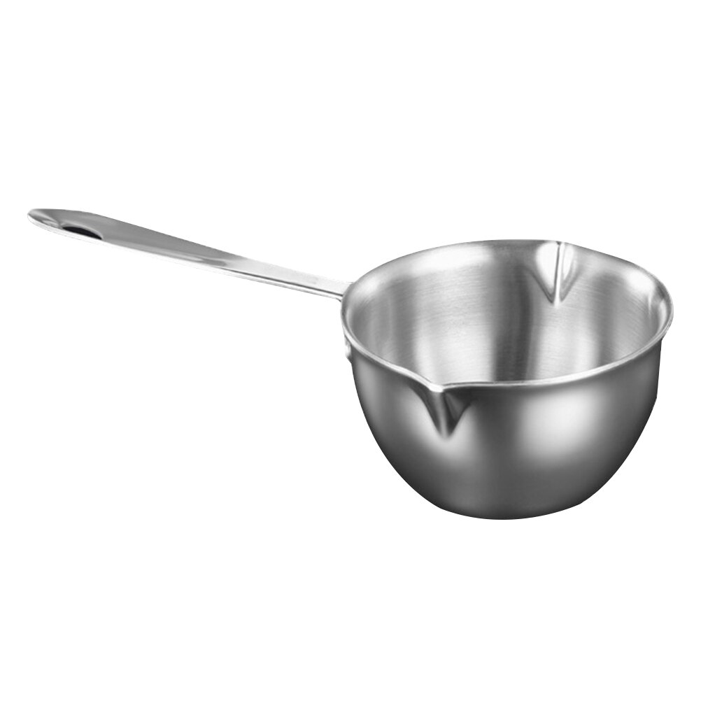 Cheese Melting Pot Stainless Steel Pot Kitchen Heating Bowl Chocolate Baking Melting Pot: 17.6X7.8X4.5CM