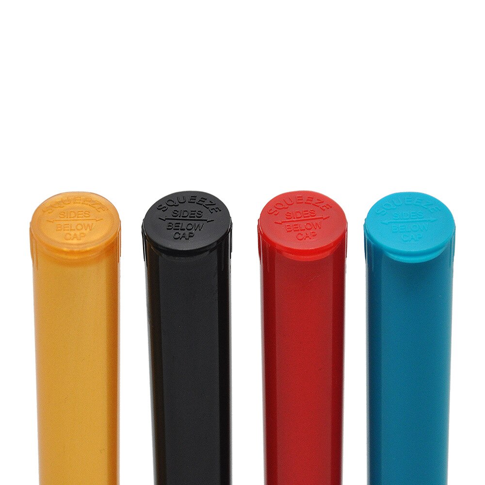 116mm/4.57 tommer tube doob hætteglas vandtæt lufttæt lugtbestandig lugtforsegling urt/krydderi beholder opbevaring. farve tilfældig