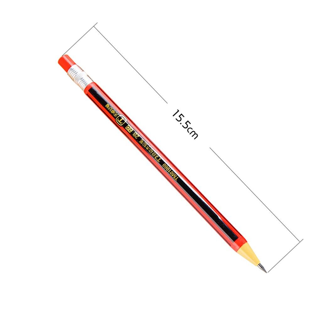 2pcs 2.0mm Simulated Pencil Mechanical Pencil Drawing Writing 2B/HB Propelling Pencils for School Use Stationery Learning