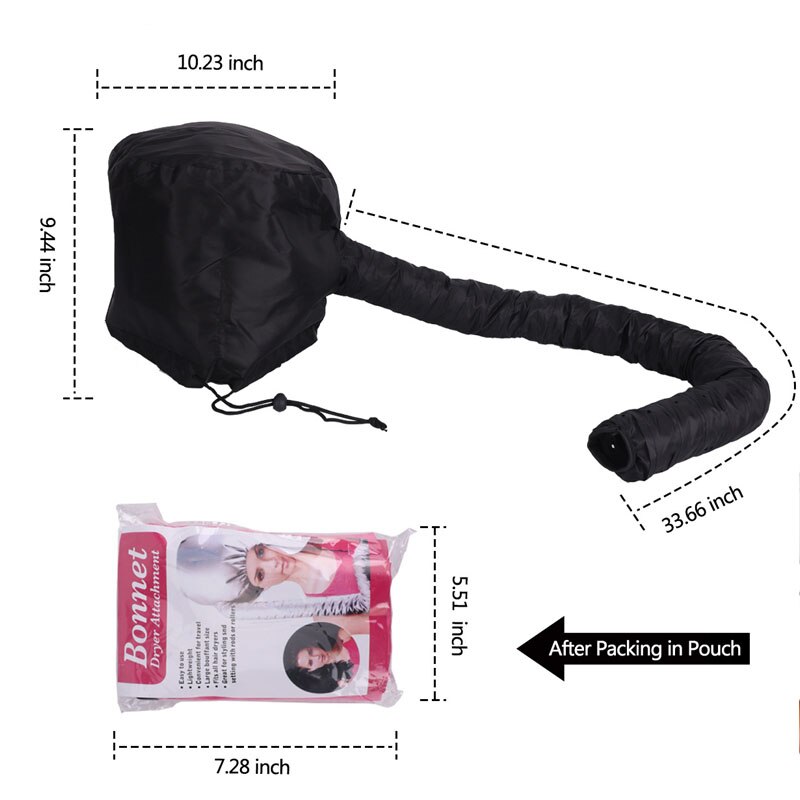 Portable Soft Hair Drying Cap Bonnet Hood Hat Womens Blow Dryer Home hairdressing Salon Supply Adjustable Accessory Dry hair cap