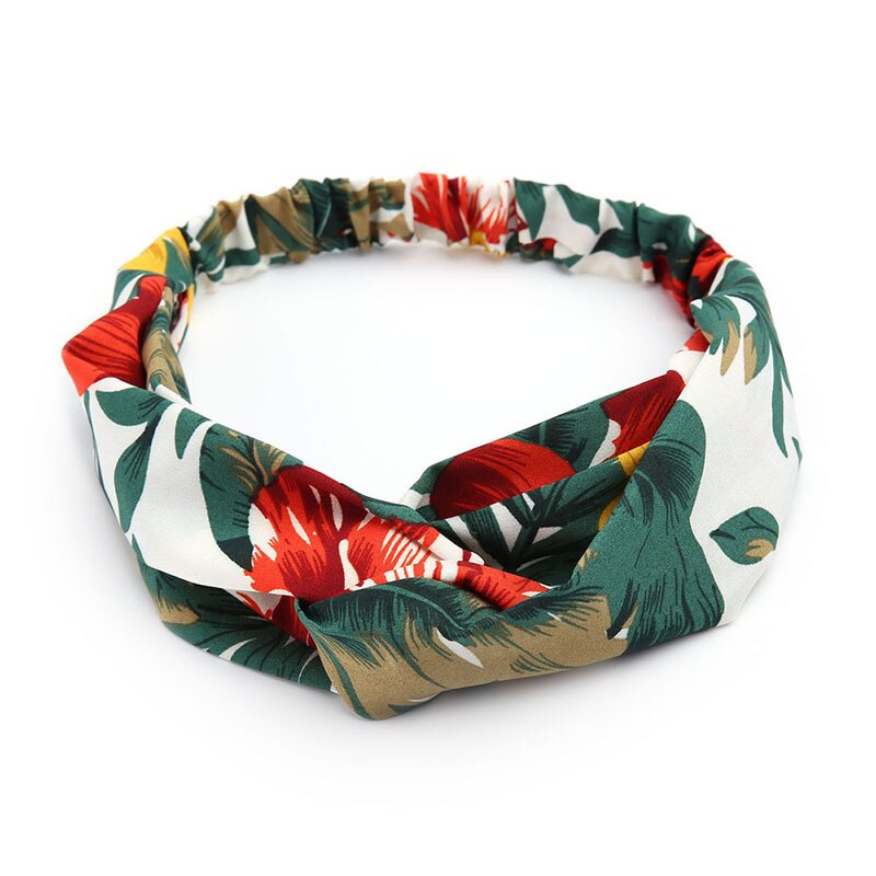 Blomst hårtilbehør dame pannebånd mor boho mamma turban hårbånd hodebånd for kvinner søte tilbehør jenter: 15