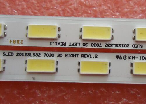 2 unids/lote 2 * 30LED 700mm trineo 2012SLS32 7030 30 derecha izquierda REV1.2 para TV de 32 pulgadas LJ64-03412A LTY320HQ01 KDL-320EX550