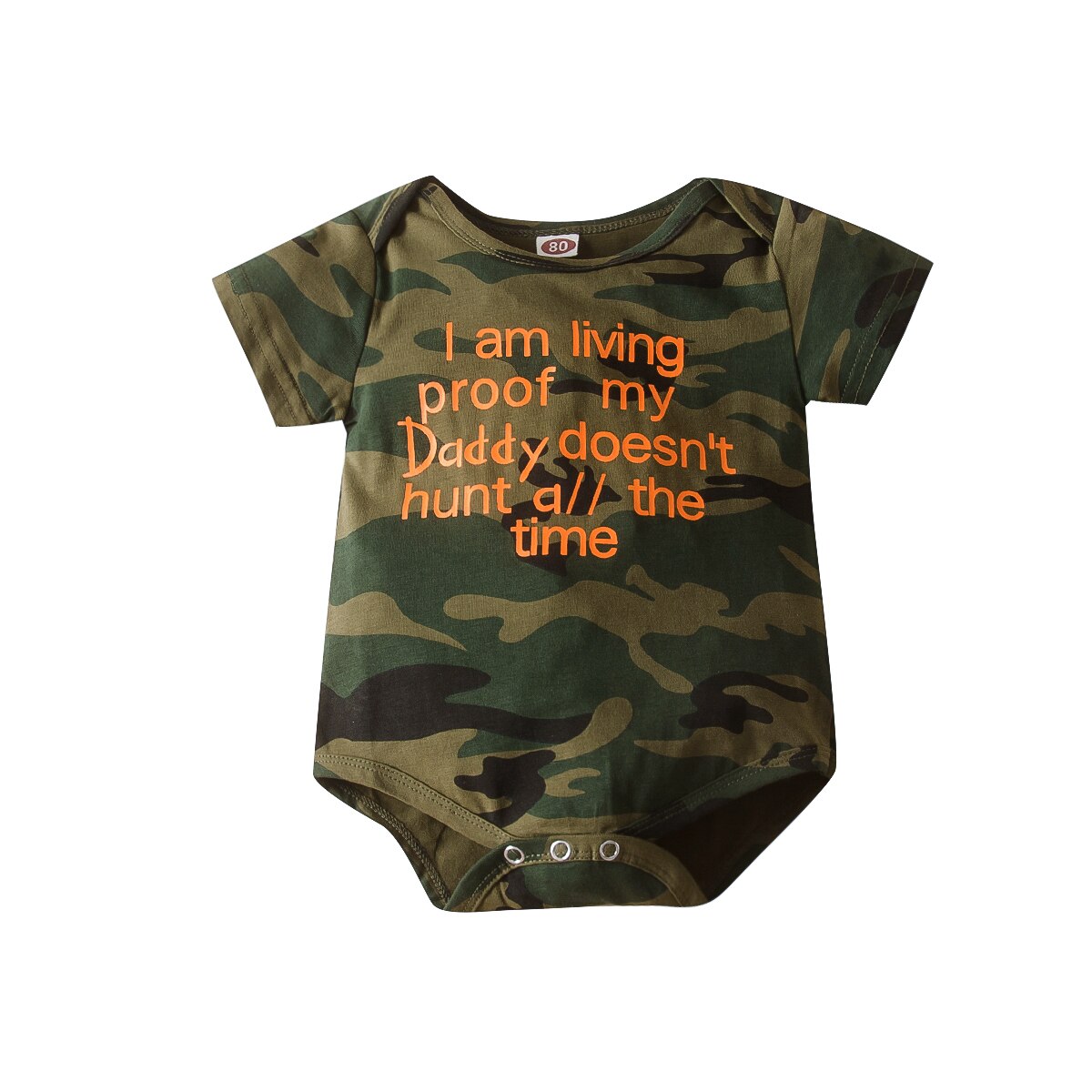 0-24M Newborn Infant Baby Boys Girls Bodysuits Camouflage Print Short Sleeve Jumpsuits Summer Outfits