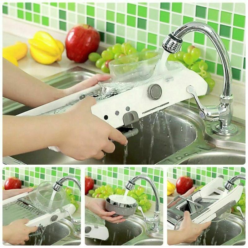 Keuken Cutter 18 In 1 Verstelbare Bladen Fruit Slicer Groente Fruit Cutter Chopper Multipurpose Groente Mandoline Slicer