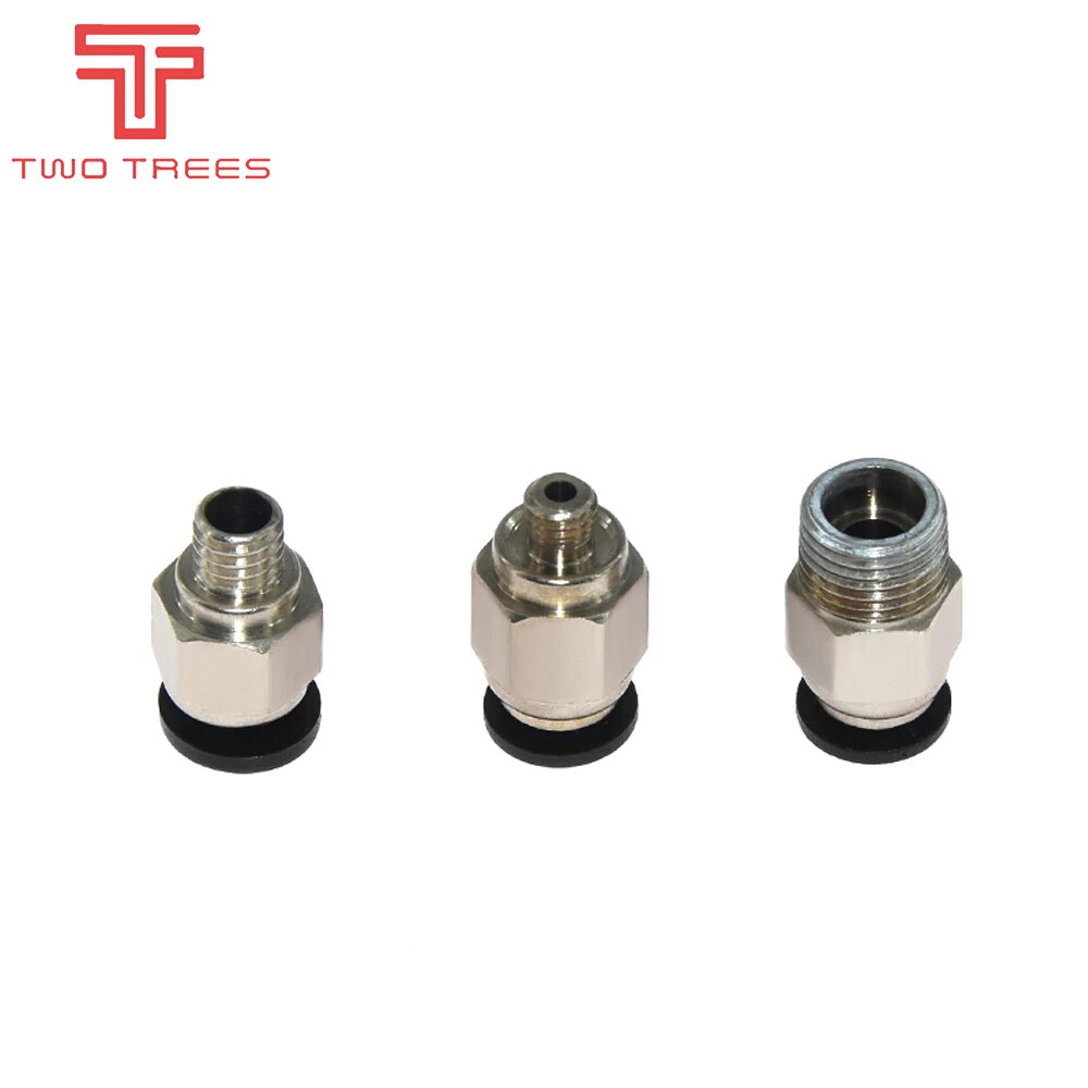 Gli accessori pneumatici della stampante dell&#39;accoppiatore PC4 3D del connettore della metropolitana di 4mm PTFE PC4-M6 molti tipo della stampante delle parti della stampante 3D