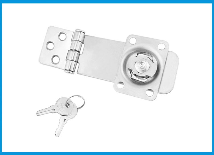 2PCS Marine Boat SS 304 Locking Hasp Safety Lock Hatch Cabinet Door Cabin Deck Locker Hatch Latch yacht accessories