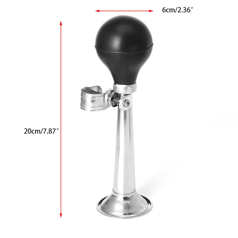 Bocina de aire de Metal para bicicleta, bocina Retro para ciclismo, campana, trompeta, corneta