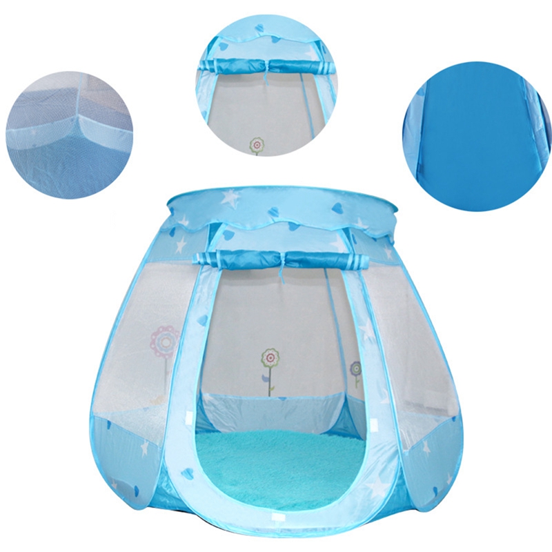 Baby Tent Wigwam Huis Kinderen Castle Indoor Outdoor Adventure Draagbare Zwembad Teepee Voor Kids Oceaan Bal