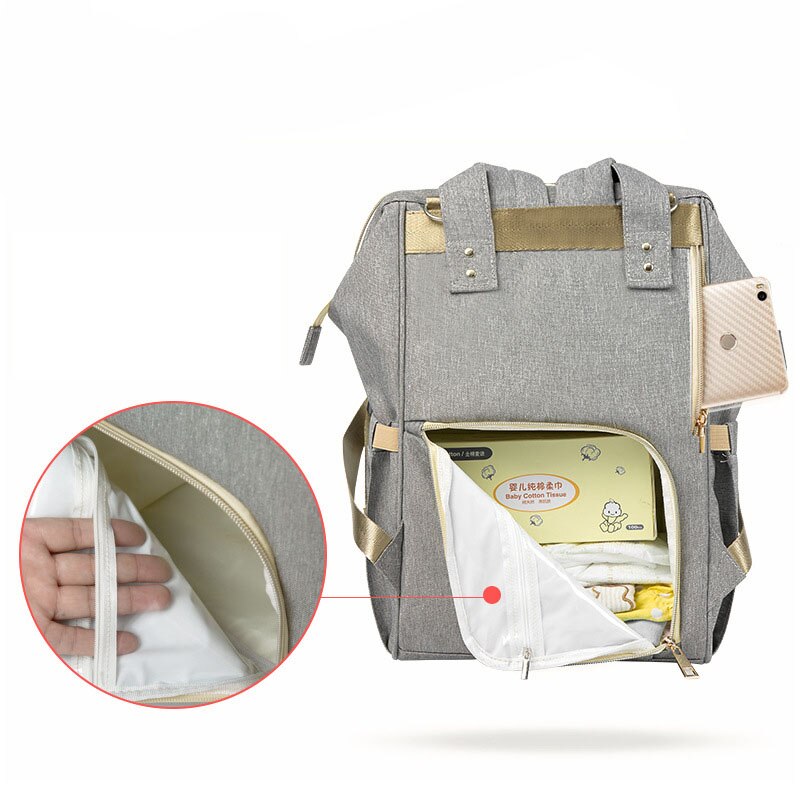 Mummy Diaper Bag Mommy Baby Stroller Bags Zipper Mother Travel Backpacks Maternity Nursing Handbags