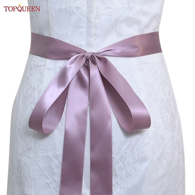 TOPQUEEN S419-G Jahrgang Blumen- Hochzeit Gürtel Smaragd Mutterschaft Schärpe Strass Blume Hüftgürtel Für Braut Kleid Kleid Applikationen: Antiquität violett