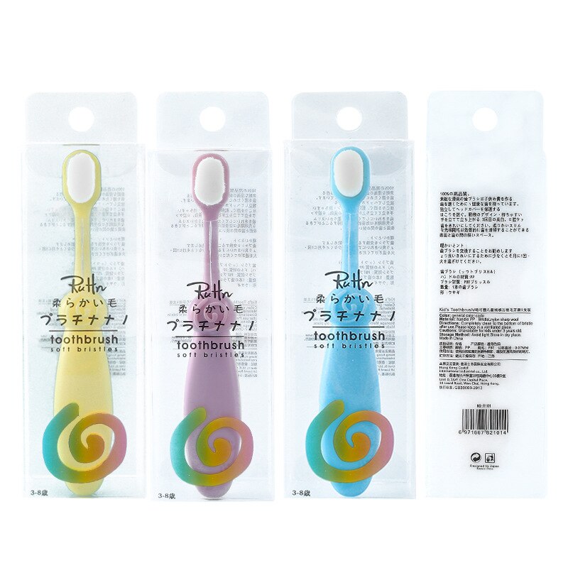 Cepillo de dientes suave para el cuidado del bebé, para niños de 0 a 3 años, para Oral, , japonés, recomendado para el médico