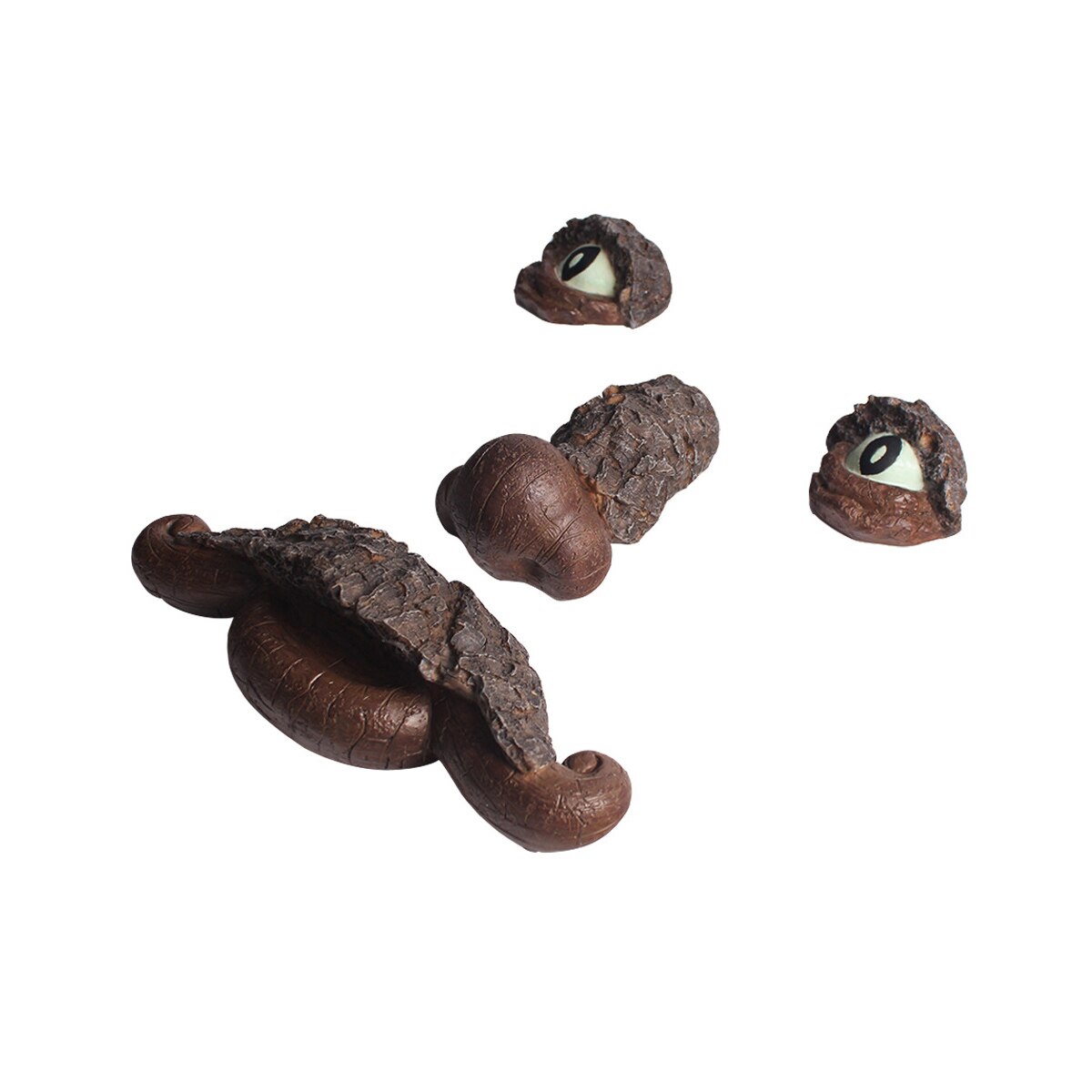 Outdoor Decoration Resin Statue Tree Laughing Tree Face With Two Big Eyes Huge Statue Home Decor Courtyard Garden Yard Art