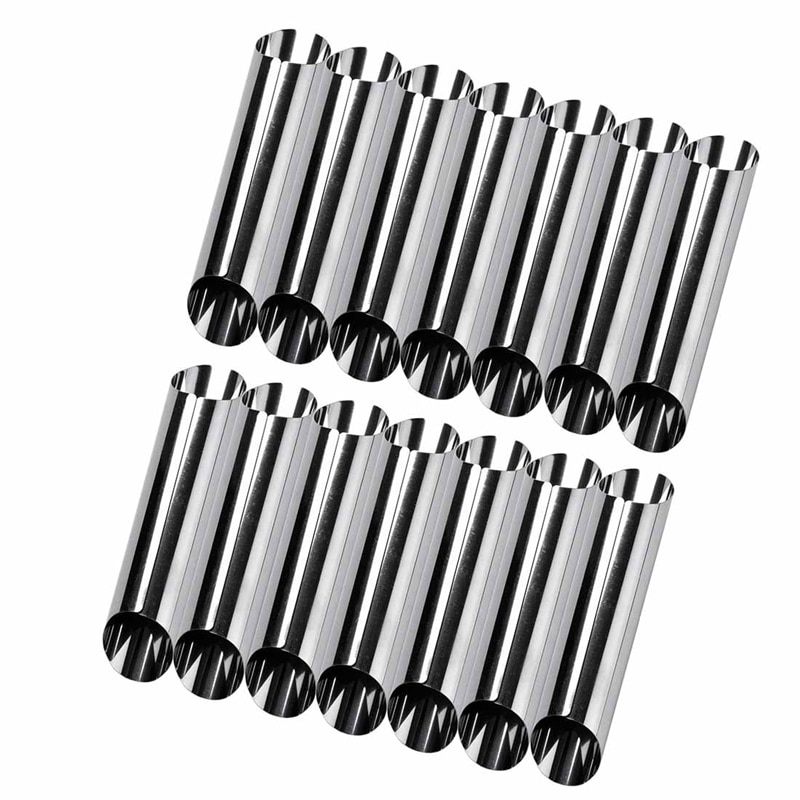 Lot de 14 430 Tubes inox Cannoli pâtisserie formes moules-5 pouces: Default Title