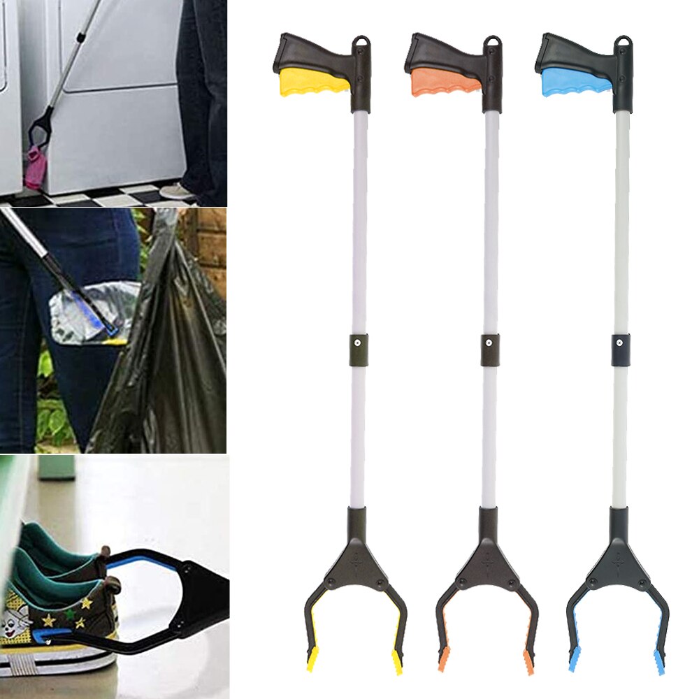 Foldable Litter Reachers Pickers Pick Up Tools Gripper Extender Grabber Picker Collapsible Garbage Pick Up Tool Grabbers