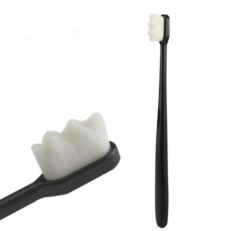 1Pc Heißer Erwachsene freundlicher Zahn Pinsel Ultra-feine Zahnbürste Super Weichen Borsten Tragbare Reise Tiefe Reinigung Pinsel Oral pflege Werkzeug: 02