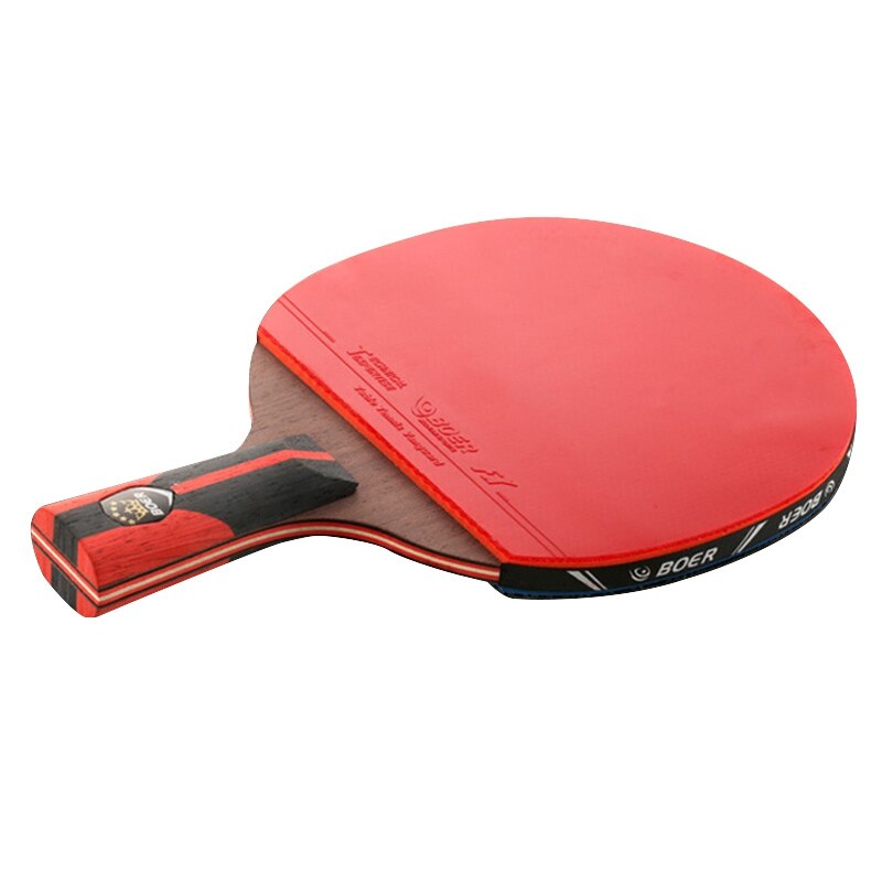 Boer Ping Pong Paddle Carbon Prestaties-Niveau Tafeltennis Racket Voor Toernooi Spelen