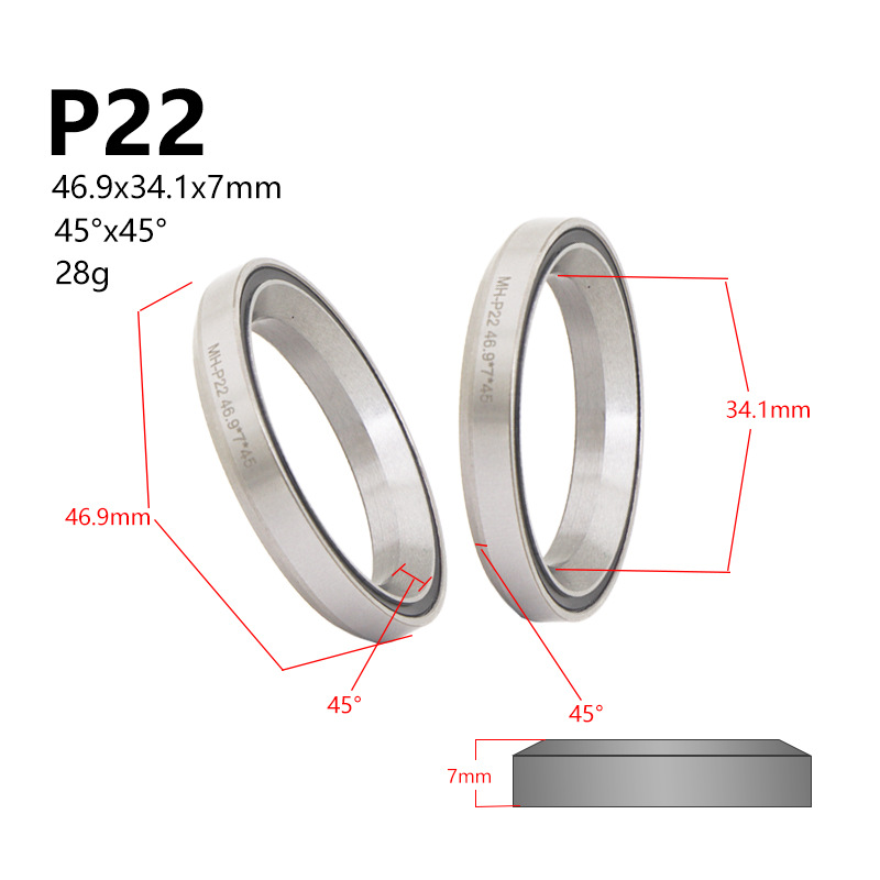 Bicycle Headset Bearings 41/41.8/47/49/51/52mm Mtb Road Mountain Bike Scooter Headset Bearing Repair Parts Cycling Accessories