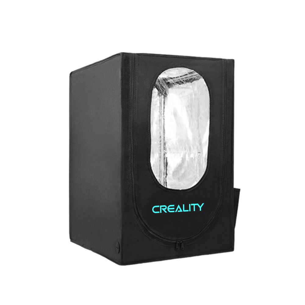 CREALITY-carcasa multifunción para impresora 3D, caja de tres tamaños a elegir, papel de aluminio con marco retardante seguro, instalación fácil y rápida
