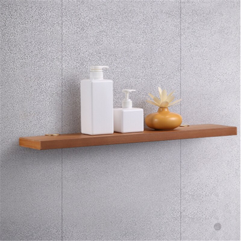 Houten handdoekhouder voor in de badkamer, set badkameraccessoires, toiletborstelhouder, set badkameraccessoires, toiletrolhouder voor aan de muur