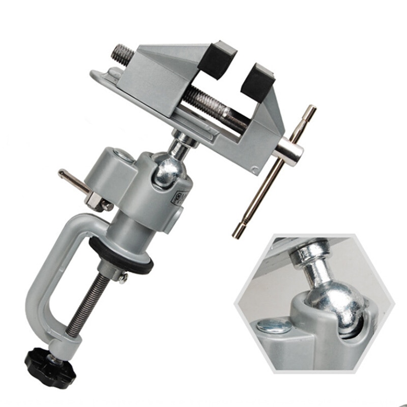 Mini Vise Tool Aluminum Small Jewelers Hobby Clamp On Table Bench Vice Lathe 30mm Table Screw Vise Bench Clamp Screw Vise
