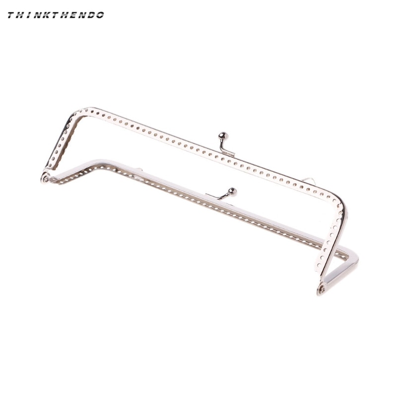 1PC Square Metal Frame Kiss Clasp For Handle Bag Purse Accessories DIY 18cm