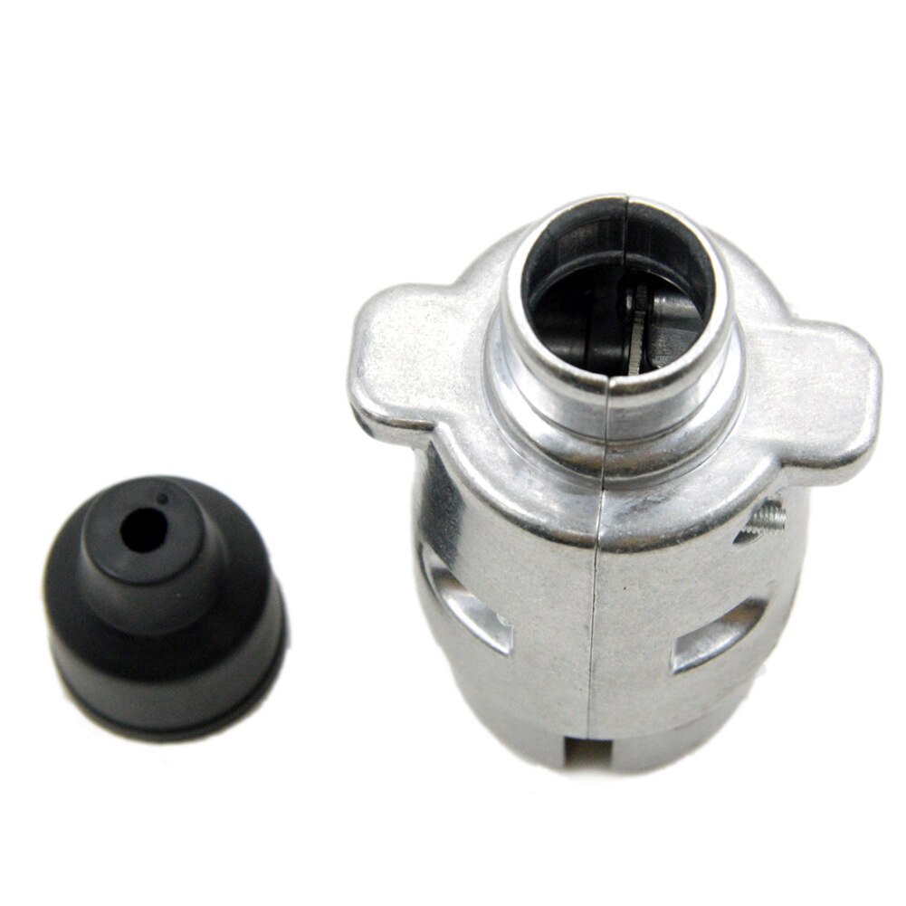 7-Pin 12 Volt Aluminum Plug Truck Cable Connector European Car Trailer Signal Light