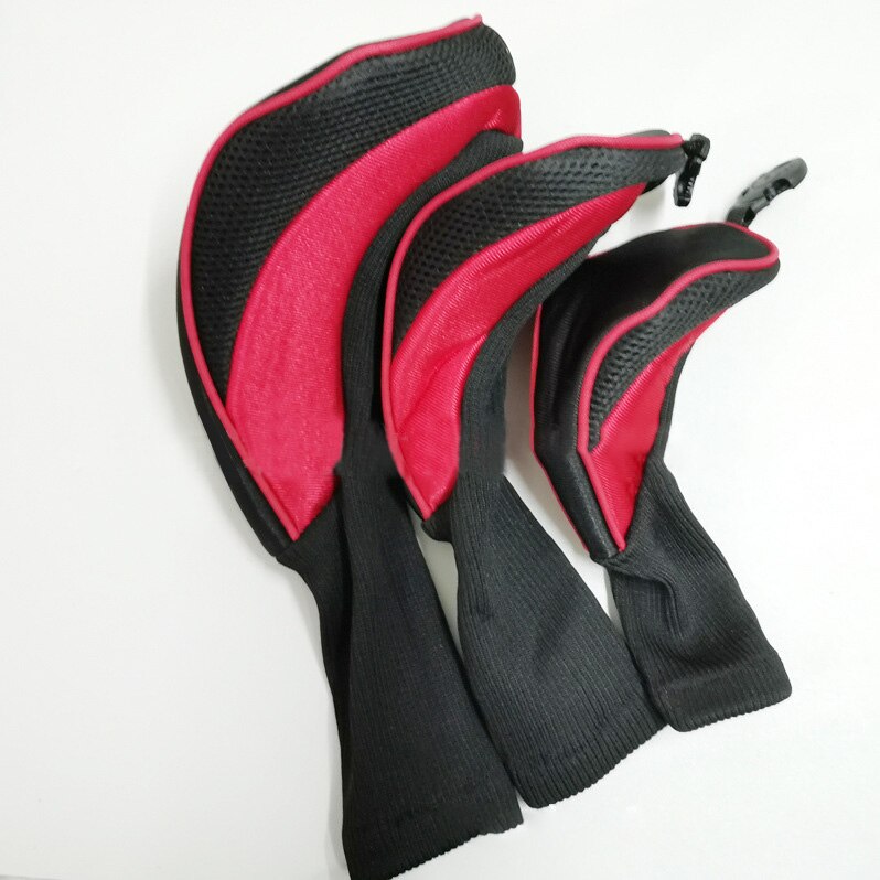 3Pcs Set Golf Hout Covers Driver 1 3 5 Fairway Woods Headcovers Voor Golf Club Head Cover Fits All fairway En Driver Clubs