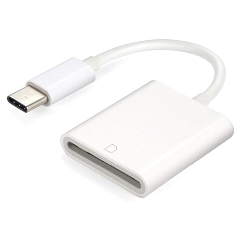 Usb 3.1 type c usb-c til sd sdxc kortlæser adapter til telefoner samsung: Default Title