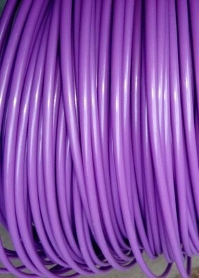 Ratán de plástico de tejido de mimbre sintético de caña circular hueca de 10 metros para tejer y reparar mesas de sillas: plum