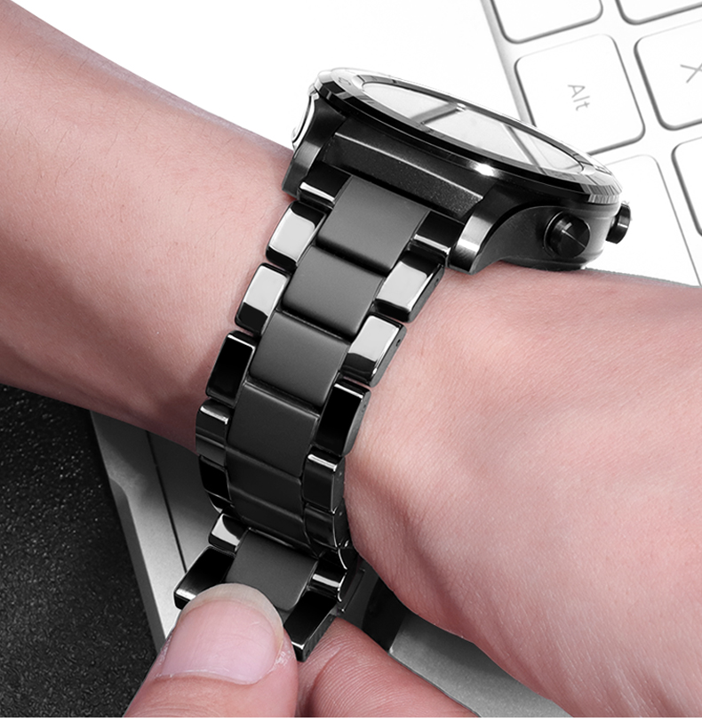 Keramik 22mm uhr Band für Samsung Galaxis uhr 46mm 3 45mm Band Getriebe S3 Grenze Armbinde handgelenk gürtel Huawei uhr GT 2 Gurt